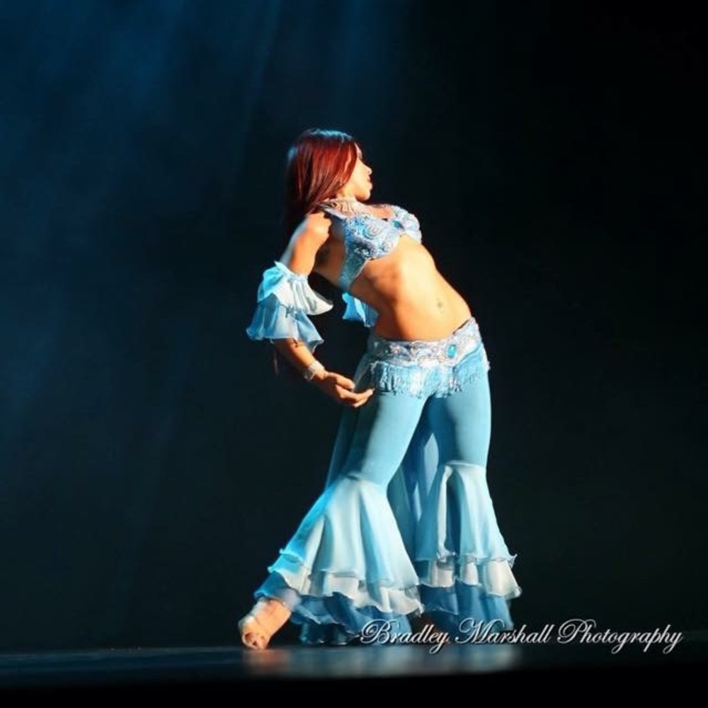 Hand Made Professional Belly Dance Costume!